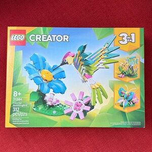 LEGO Creator 3 in 1 Wild Animals Colorful Hummingbird 31384 NWT